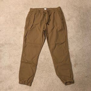 Old Navy Twill Joggers Khaki